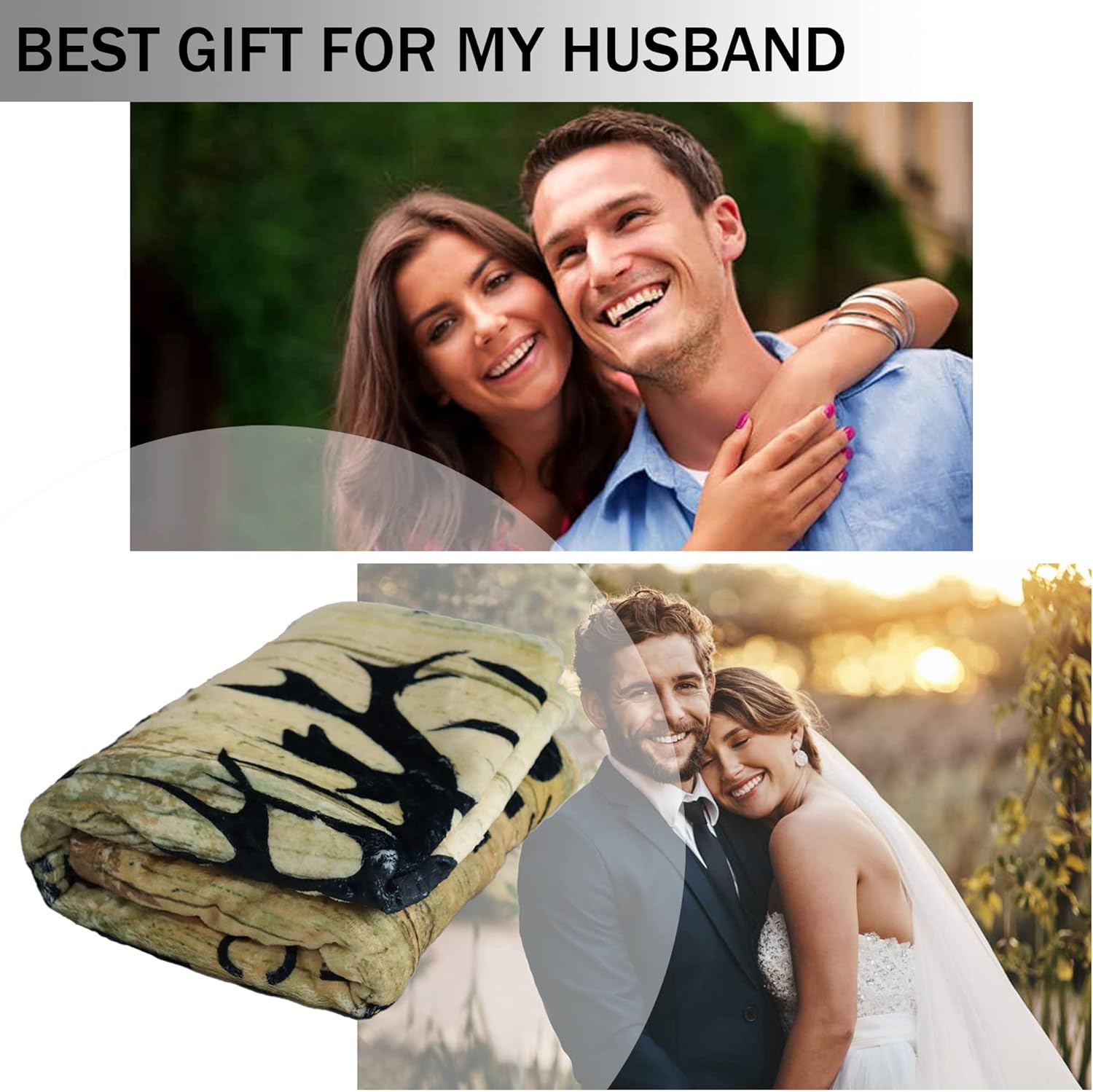 Regalos para él, esposo, de esposa a mi marido, regalos de cumpleaños, Navidad, aniversario, boda, para marido de parte de la esposa, mantas suaves