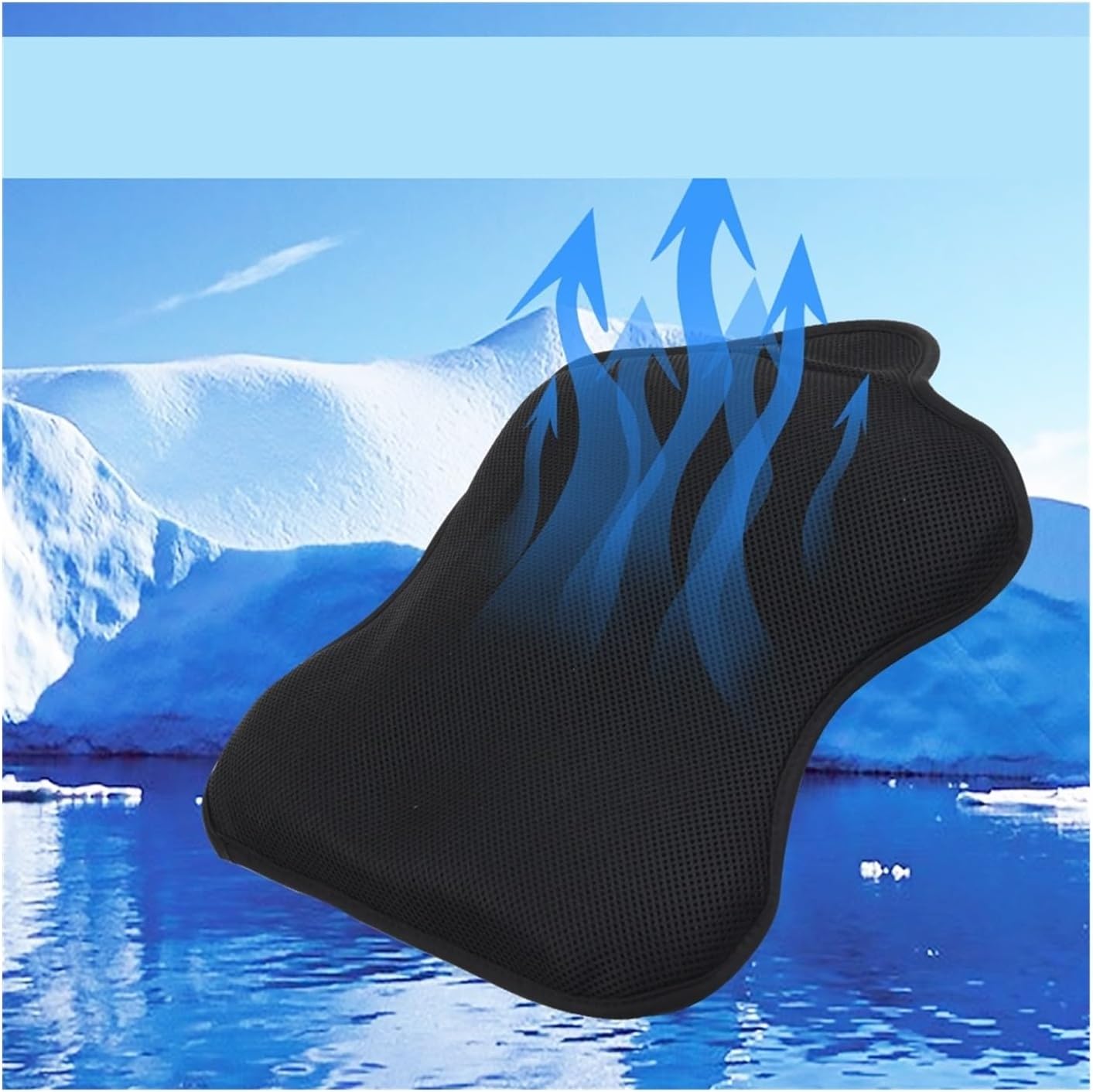 Cojín de asiento de motocicleta para Kawasaki Z650 Z700 Z800 Z900 Z900RS Accesorios de motocicleta Funda de cojín de gel transpirable para alivio de
