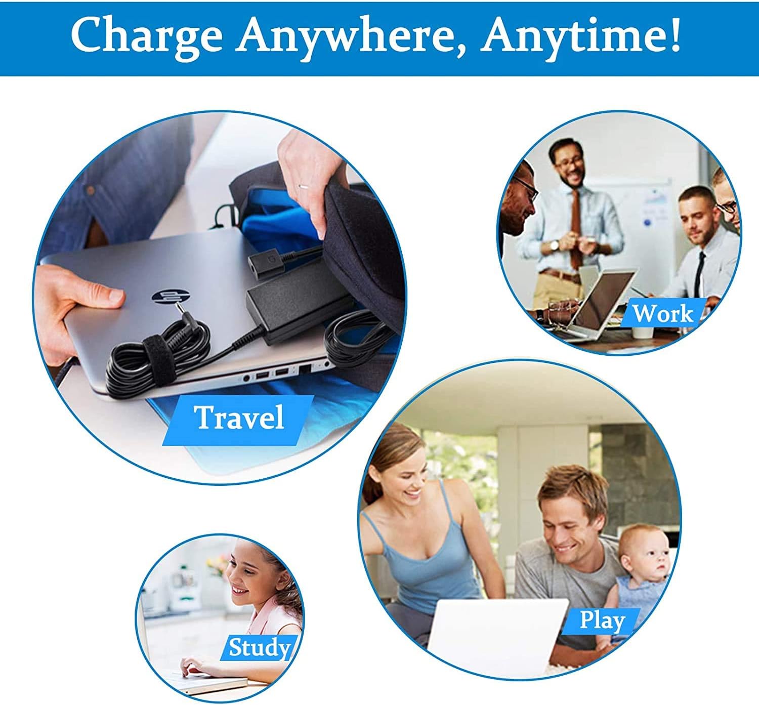 Galaxy Bang AC Adapter Charger forLenovo ThinkBook 16 G4+ IAP 21CY 13s 2nd Gen ITL, 20V9 14s Yoga, 20WE, 21DM