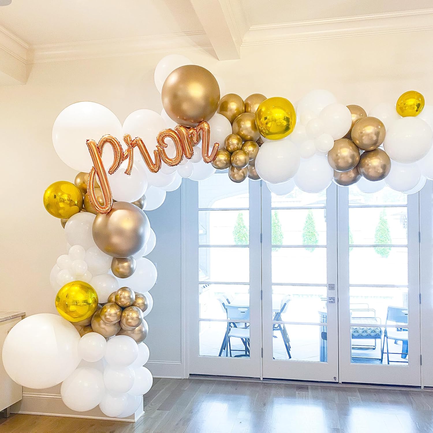 Globos blancos, paquete de 66 globos de látex de perlas blancas de 12 pulgadas para bodas, cumpleaños, graduaciones, despedidas de soltera, baby