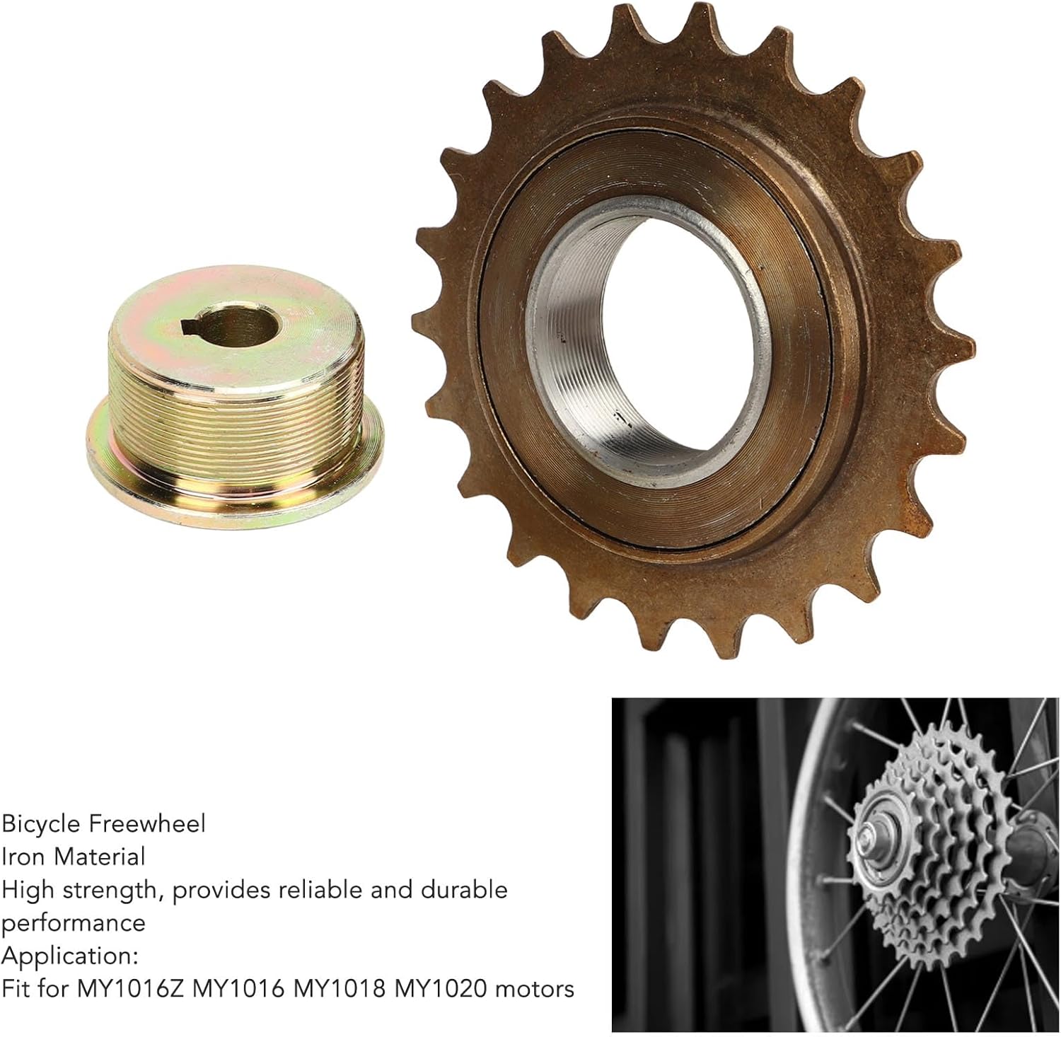 Freewheel Kit adaptador de accionamiento izquierdo, profesional de larga vida útil, construcción resistente, hierro, rueda libre de alta resistencia