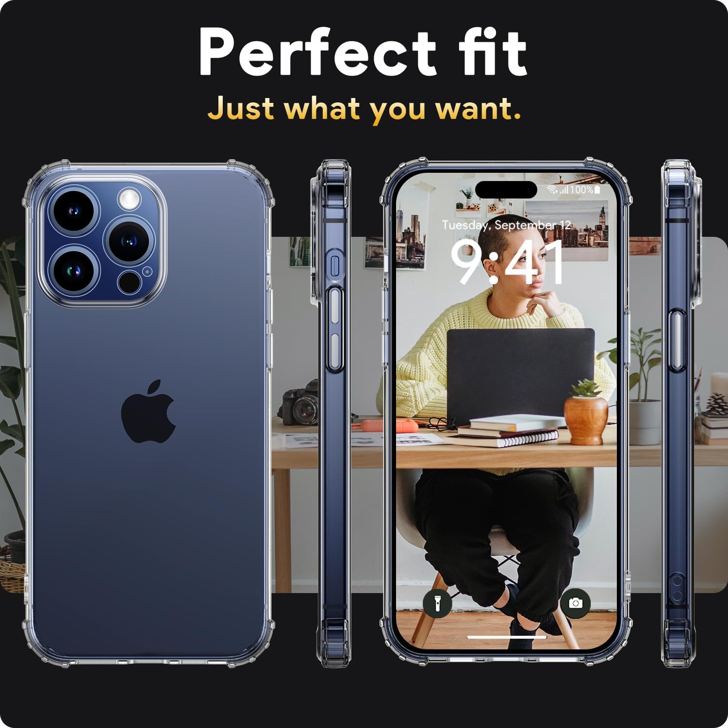 Raysmark Funda para iPhone 15 Pro, ultra delgada y delgada, resistente a los arañazos, de goma de poliuretano termoplástico, silicona suave,