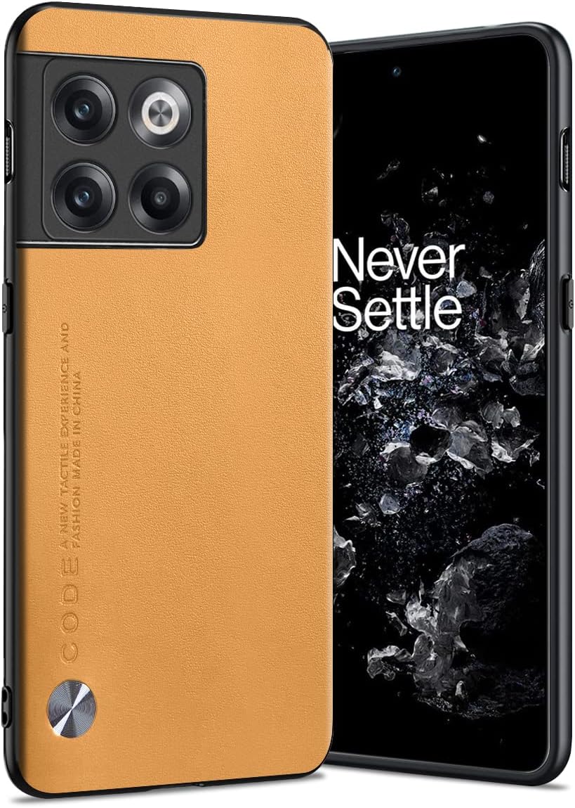 Funda para OnePlus 10T 5G, funda de piel sintética TPU suave, extremadamente ligera, protección de la cámara, funda de cuero para OnePlus 10T 5G