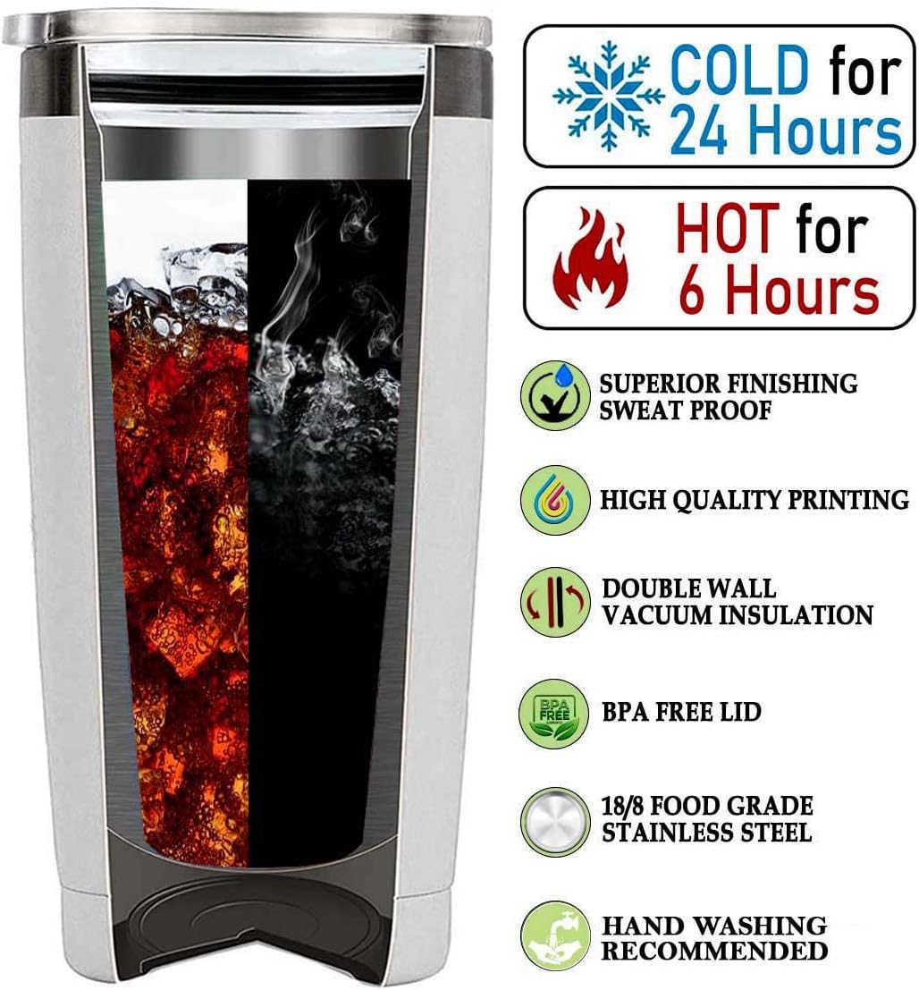 WAZONE Vaso de café personalizado para papá, 20 onzas, 30 onzas, padre e hija, mejores amigos para la vida, taza de viaje de acero inoxidable de
