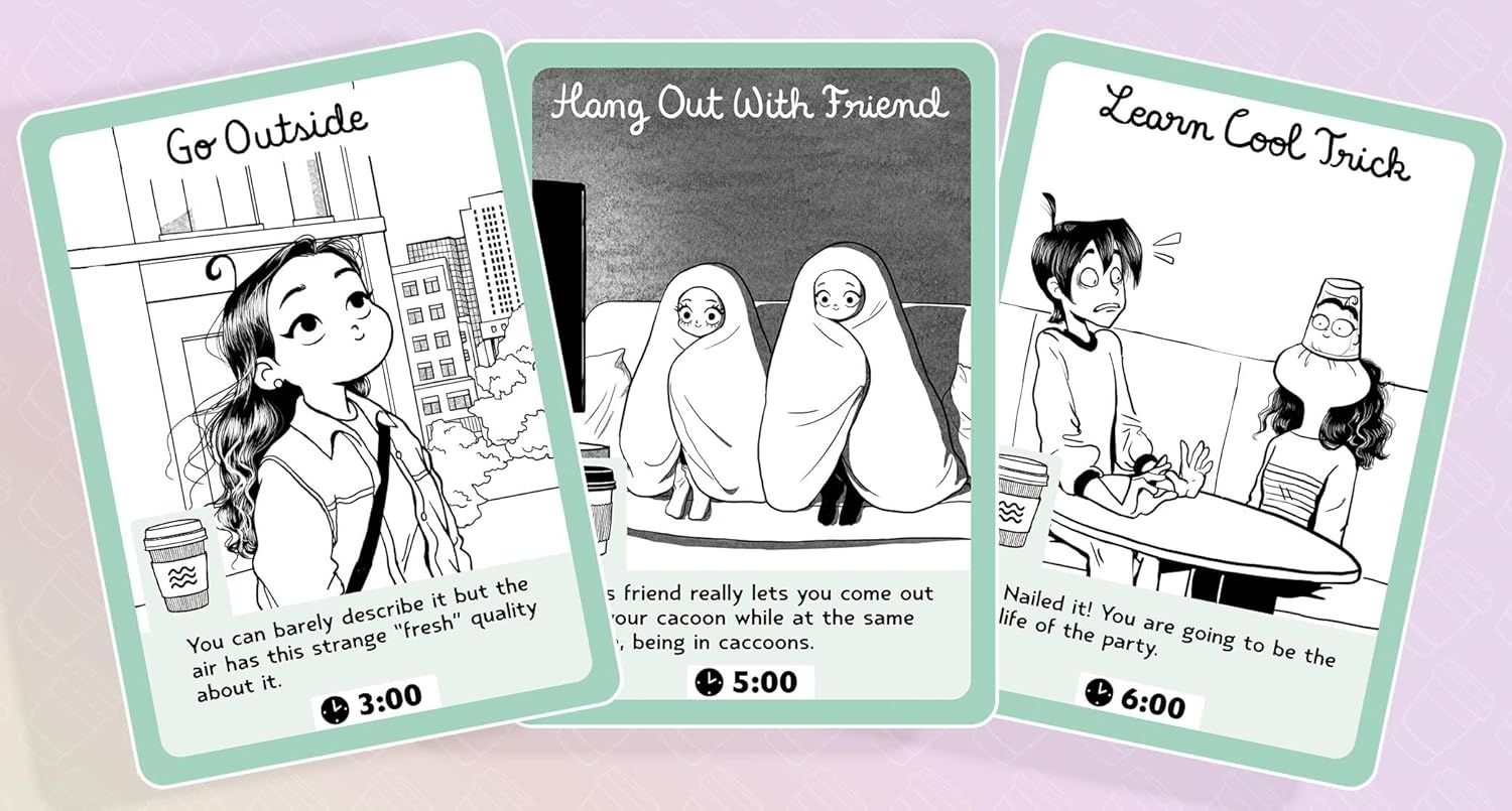 Juego de cartas descuidado