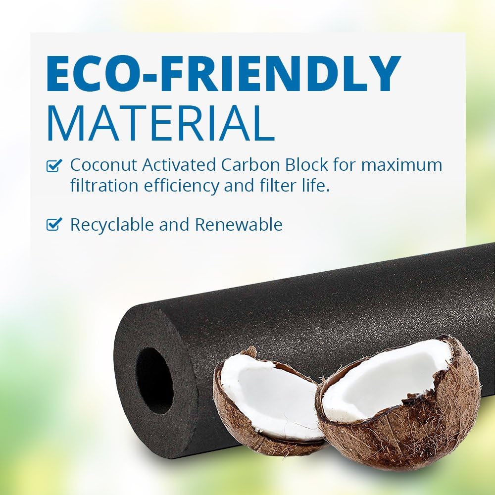 Aqua Fresh GSWF Filtro de agua para refrigerador, compatible con GE GSWF Smart Water 238C2334P001, 46-9914 (paquete de 3)
