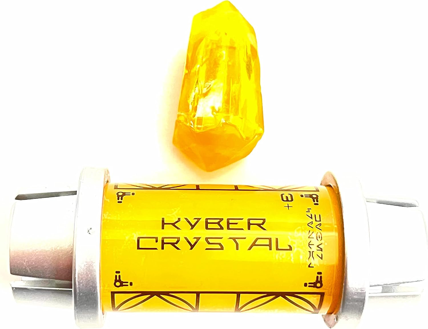 Galaxy’s Edge Star Wars Kyber Crystal (Amarillo)  Voz del Guardia del Templo