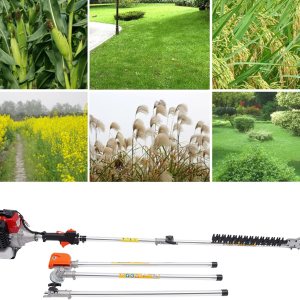 Cortadora de césped inalámbrica de 2 tiempos de 52 cc, cortadora de césped inalámbrica 1.7 kw 6500-8500 rmin, 2 ciclos de servicio extremo Cortadora de césped inalámbrica de 2 tiempos de 52 cc, cortadora de césped inalámbrica 1.7 kw 6500-8500 rmin, 2 ciclos de servicio extremo