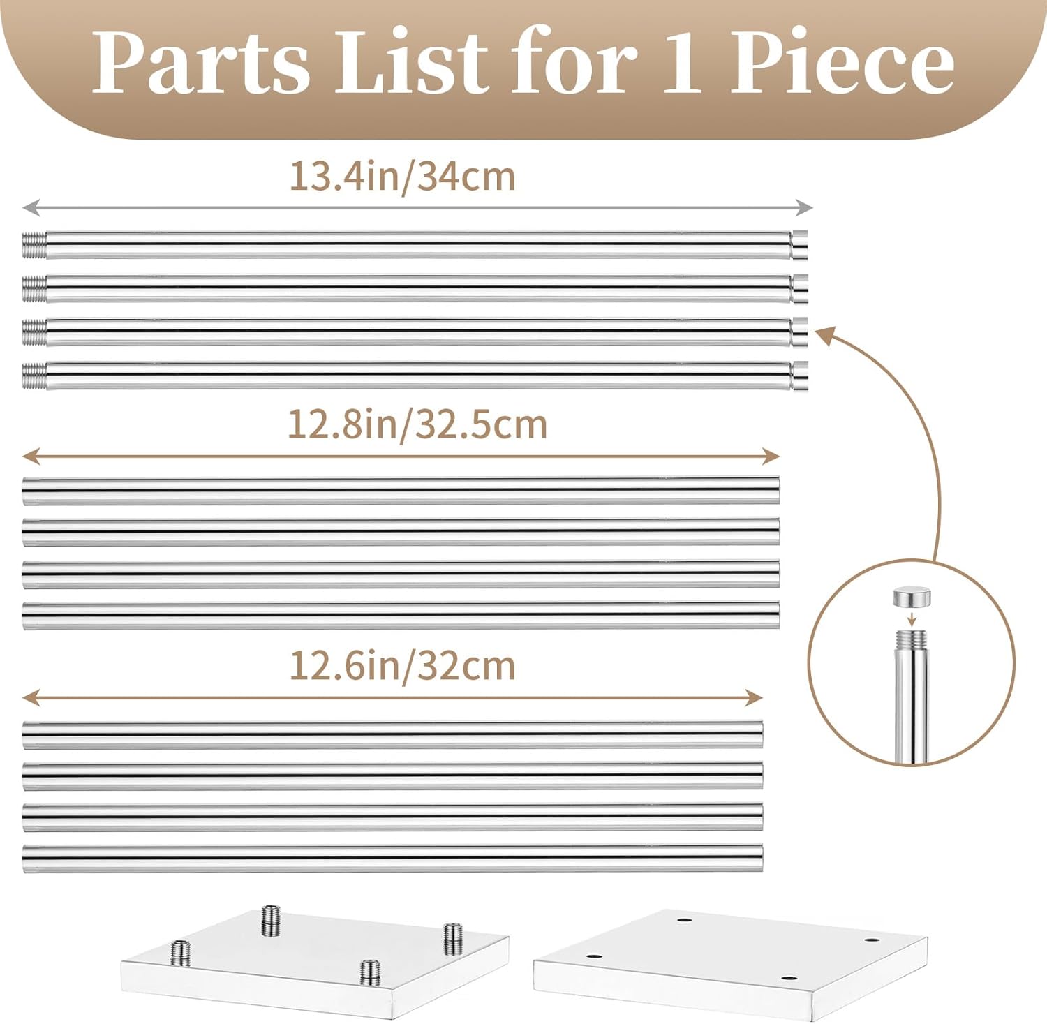 Sziqiqi Soporte de flores de metal plateado para mesa de boda, soporte de jarrón de piso de 3.3 pies para conductores de carretera, centro de mesa