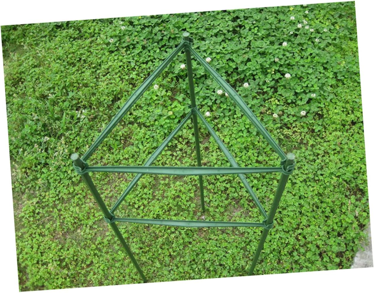 24pcs Accesorios de Interior Planta de Pepino Plantas de Interior Plantas de Casa Flor Enrejado Jardín Enrejado Conector Jaula de Plantas Barra de