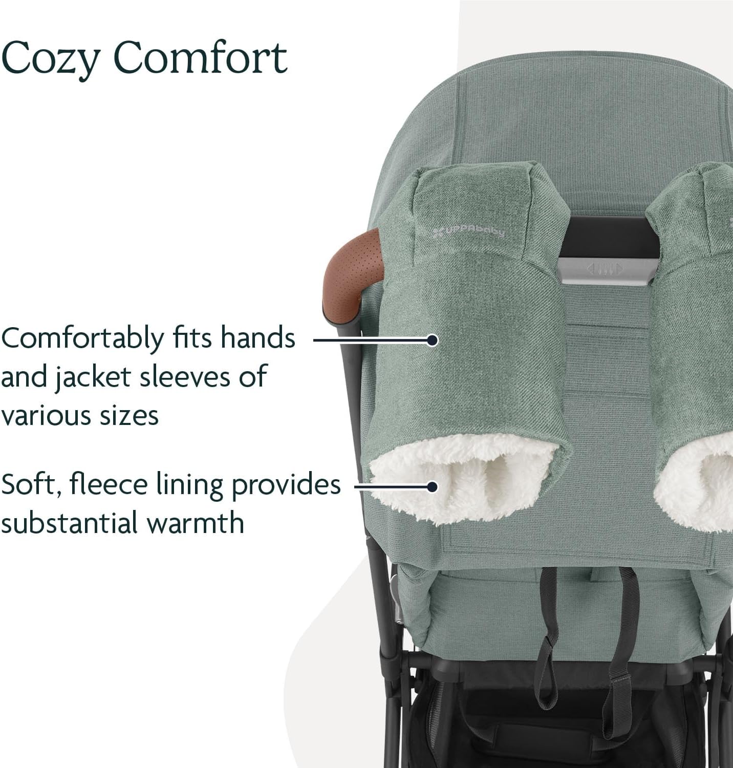 CozyHandmuffs – GwenEmmett – Green Mélange