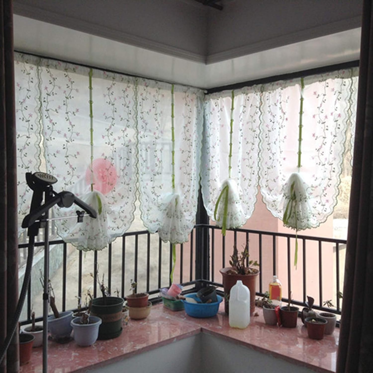Barra de cortina telescópica, fácil de instalar, de acero de alto carbono, para baño (25-40 varillas delgadas con un diámetro de 0.5 in)