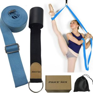Banda elástica de piernas para mejorar el estiramiento de piernas Fácil de instalar en la puerta Equipo perfecto para el hogar, ballet, danza y Banda elástica de piernas para mejorar el estiramiento de piernas Fácil de instalar en la puerta Equipo perfecto para el hogar, ballet, danza y