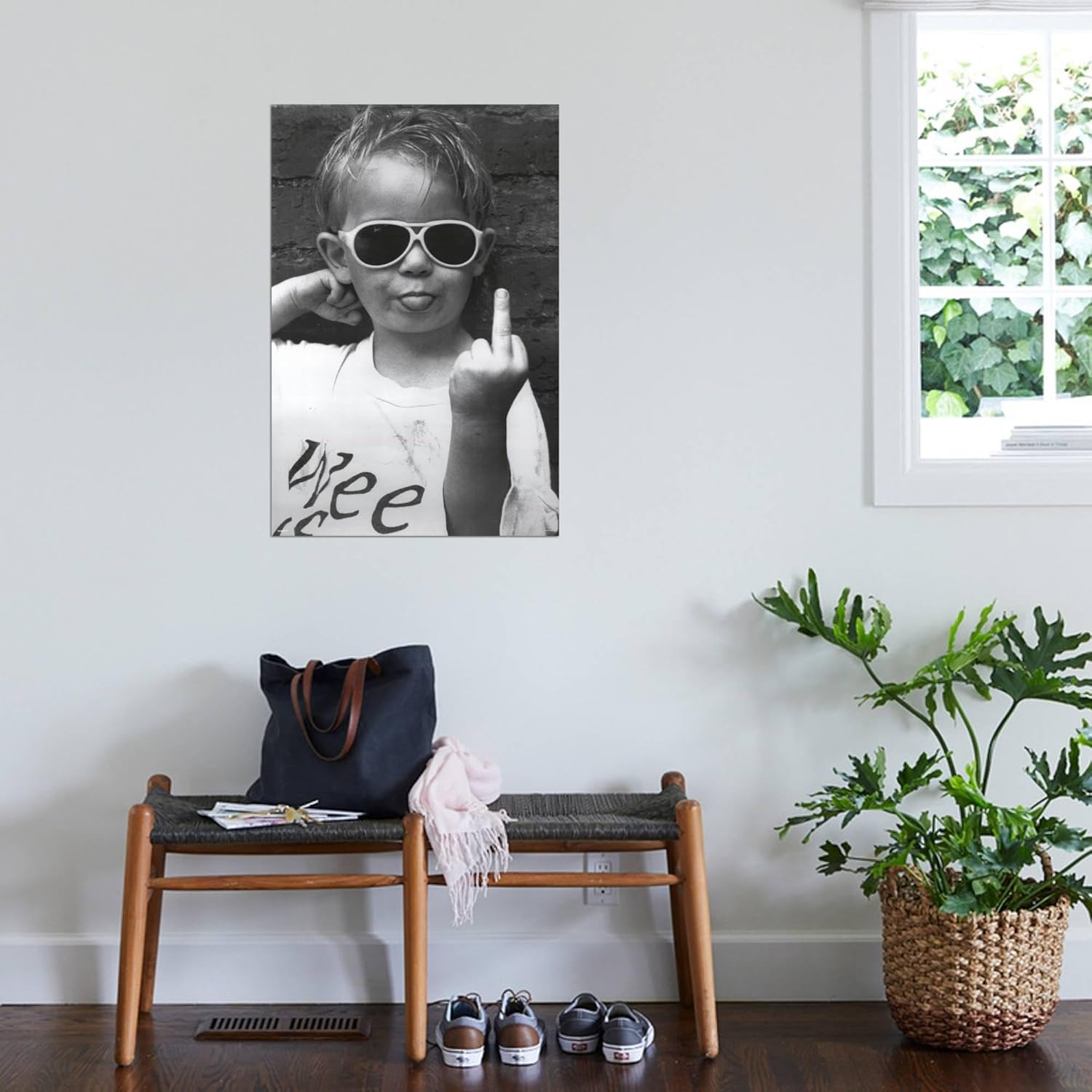 AllPosters Póster de pared Hi Mum (dedo medio), 24×36 pulgadas