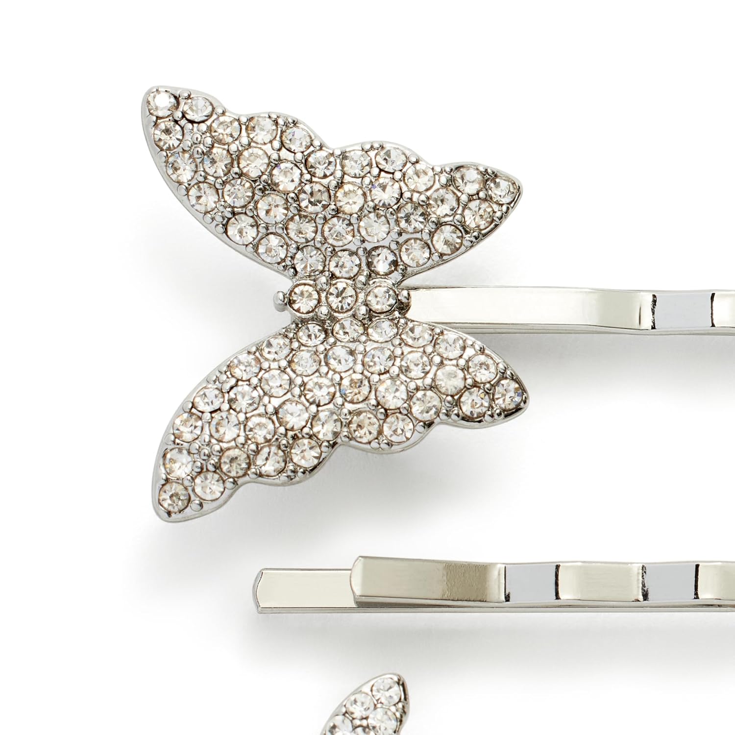 Kleinfeld Set de pasadores de pelo para mujer con mariposa para ocasiones especiales, Metal no precioso. Vidrio, Sin gemas.