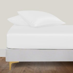 Linenwalas – Sábana bajera blanca, de bambú, de tamaño King, con bolsillos profundos, sábana bajera natural, suave, transpirable y fácil de cuidar Linenwalas – Sábana bajera blanca, de bambú, de tamaño King, con bolsillos profundos, sábana bajera natural, suave, transpirable y fácil de cuidar