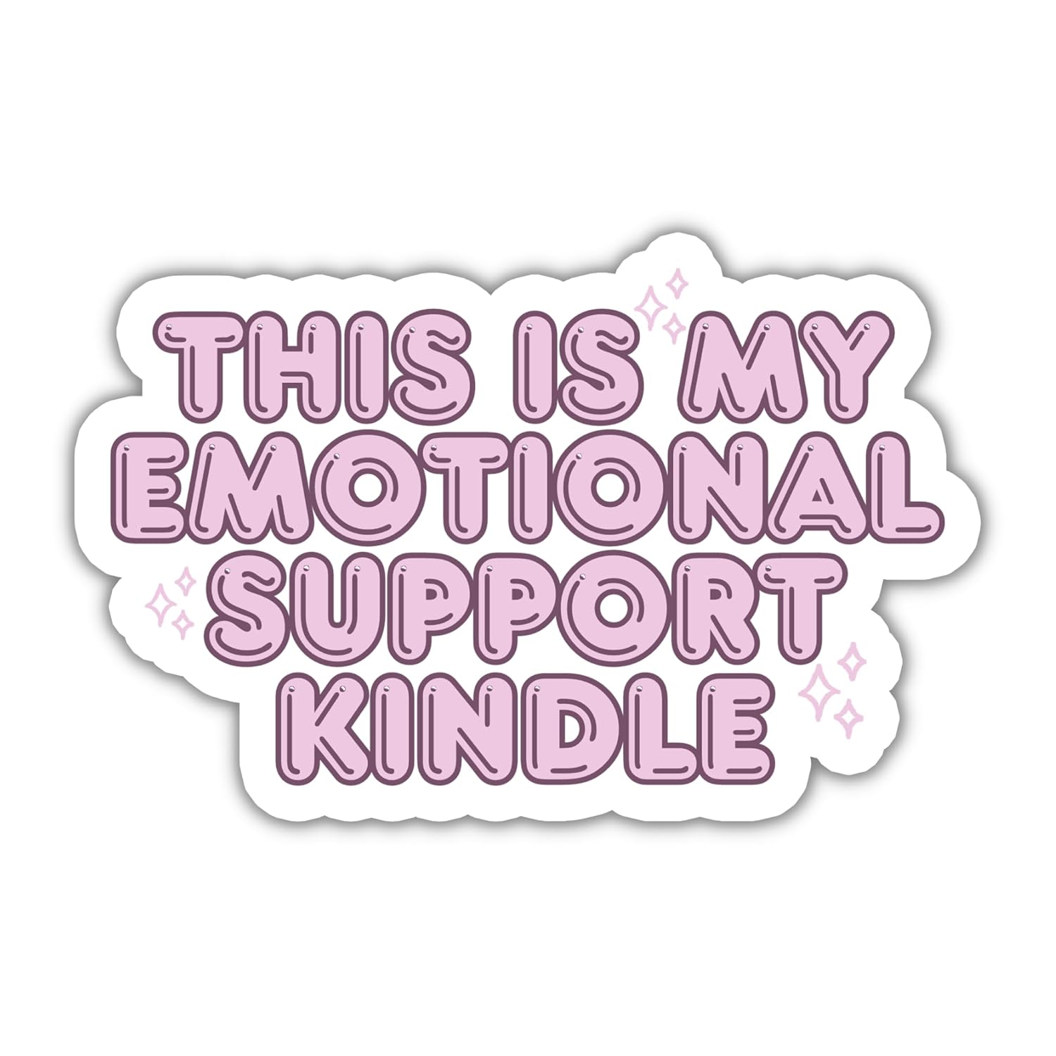 Akira This Is My Emotional Support Kindle Sticker, Kindle Sticker, Vinyl Decal Funny Bookish Stickers For Water Bottles Phone Laptops, Water