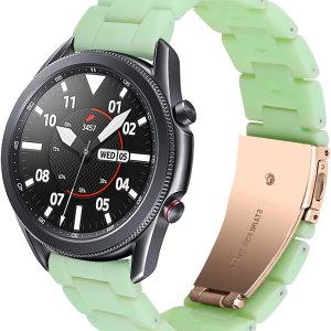 Correas compatibles con Galaxy Watch de 1.81 pulgadas  Galaxy 3 de 1.772 pulgadas (1.772 in), 0.86 pulgadas (0.866 in), correa de resina colorida de Correas compatibles con Galaxy Watch de 1.81 pulgadas  Galaxy 3 de 1.772 pulgadas (1.772 in), 0.86 pulgadas (0.866 in), correa de resina colorida de