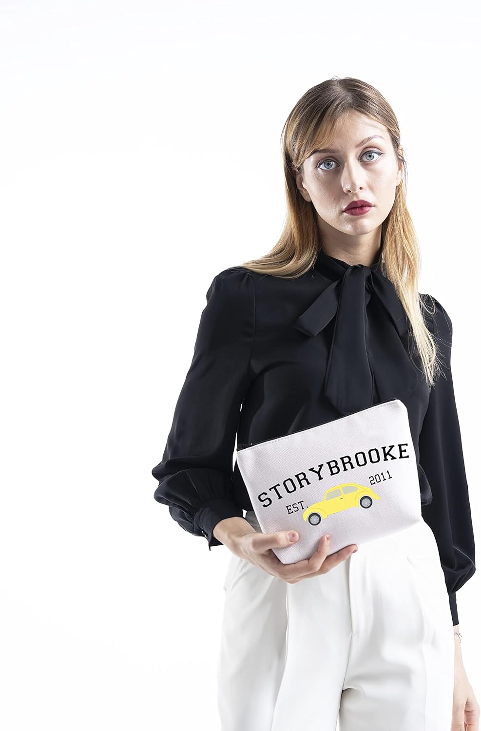 O-Upon A Time – Bolsa de regalo inspirada en el programa de televisión Storybrooke EST 2011 para bienvenidos a los fanáticos de Storybrooke, Beige,