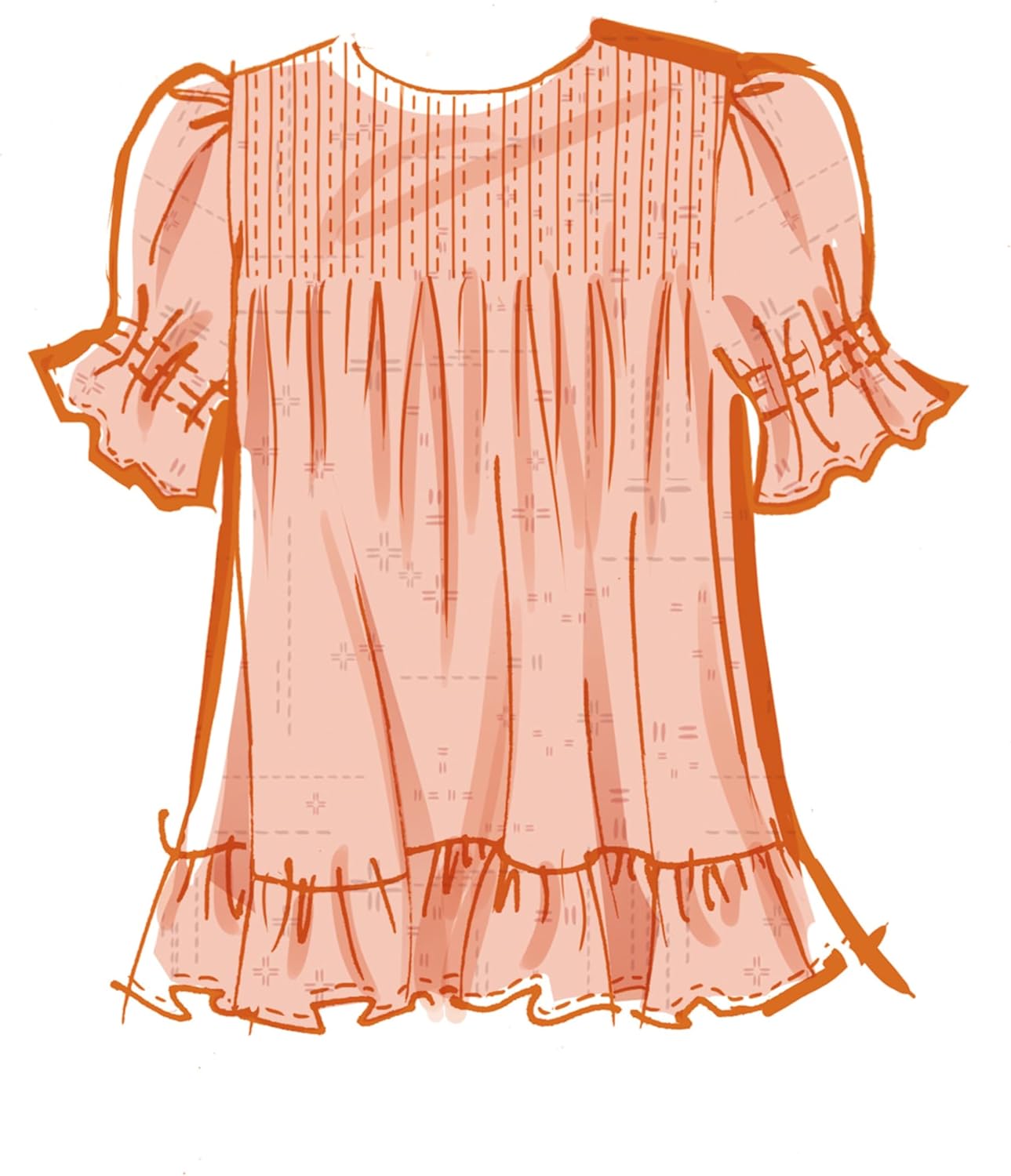 McCall’s Kit de patrones de costura Misses’ Tops, código de diseño M8325, tallas XSM-SML-MED