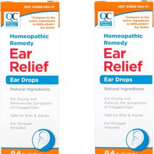 Quality Choice Remedio homeopático Gotas para aliviar el dolor de oído 0.4 onzas líquidas (2) Quality Choice Remedio homeopático Gotas para aliviar el dolor de oído 0.4 onzas líquidas (2)