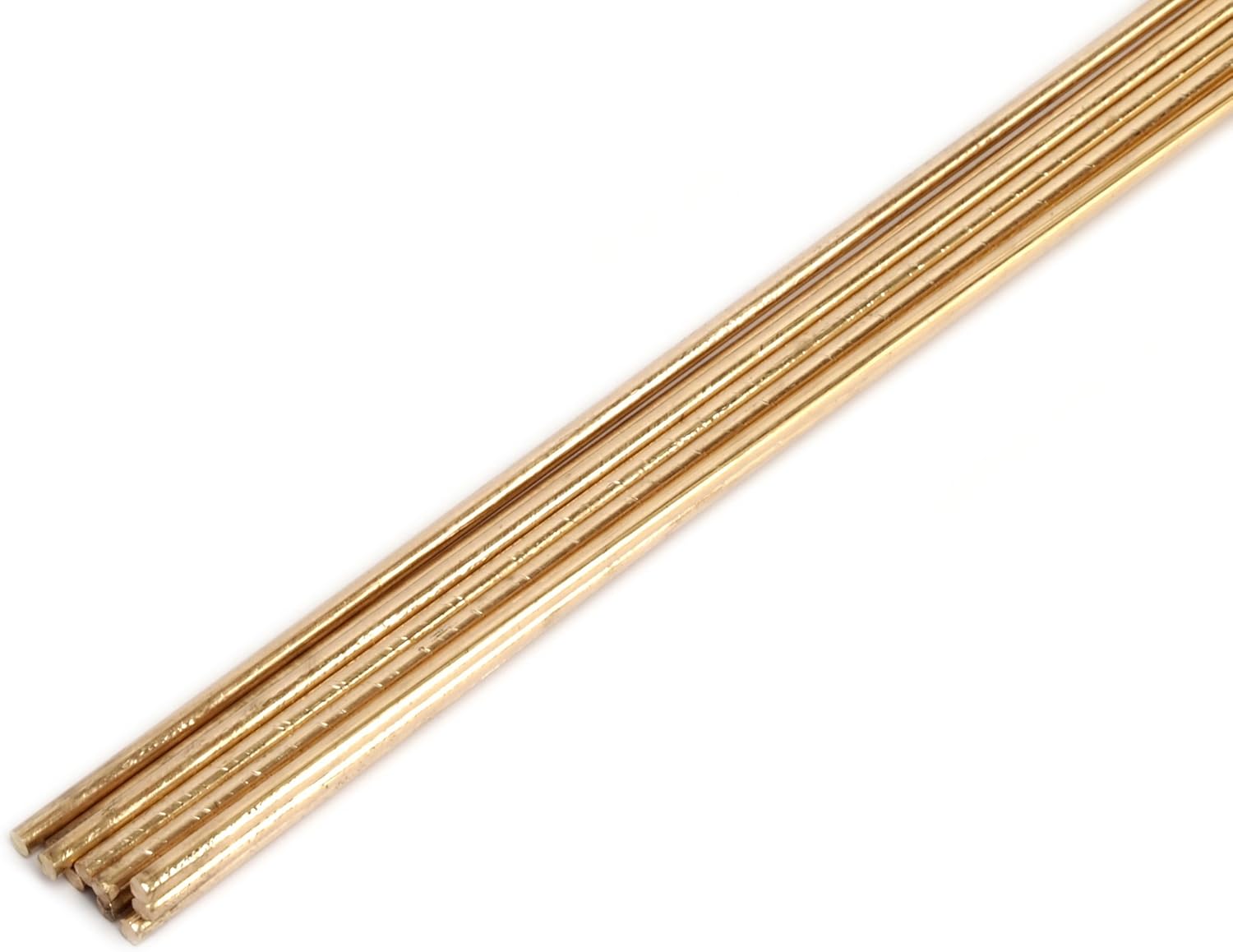 Forney 47300 Varilla de soldadura a gas de latón desnudo, 18 pulgadas por 18 pulgadas, 10 varillas