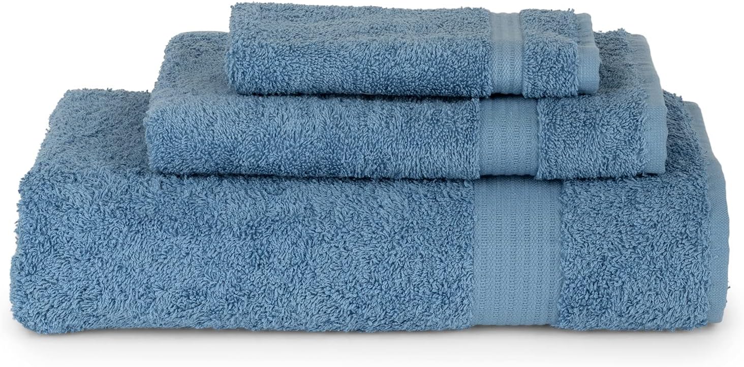 TowelSelections Toallas suaves y absorbentes de algodón para baño, hotel, ducha, spa, gimnasio, toalla de baño, toalla de mano, 2 paños de baño,