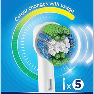 Braun Oral-B Precision Clean Cabezales de cepillo de dientes (paquete de 5, servido en todos los cepillos giratorios Oral-B Braun Oral-B Precision Clean Cabezales de cepillo de dientes (paquete de 5, servido en todos los cepillos giratorios Oral-B