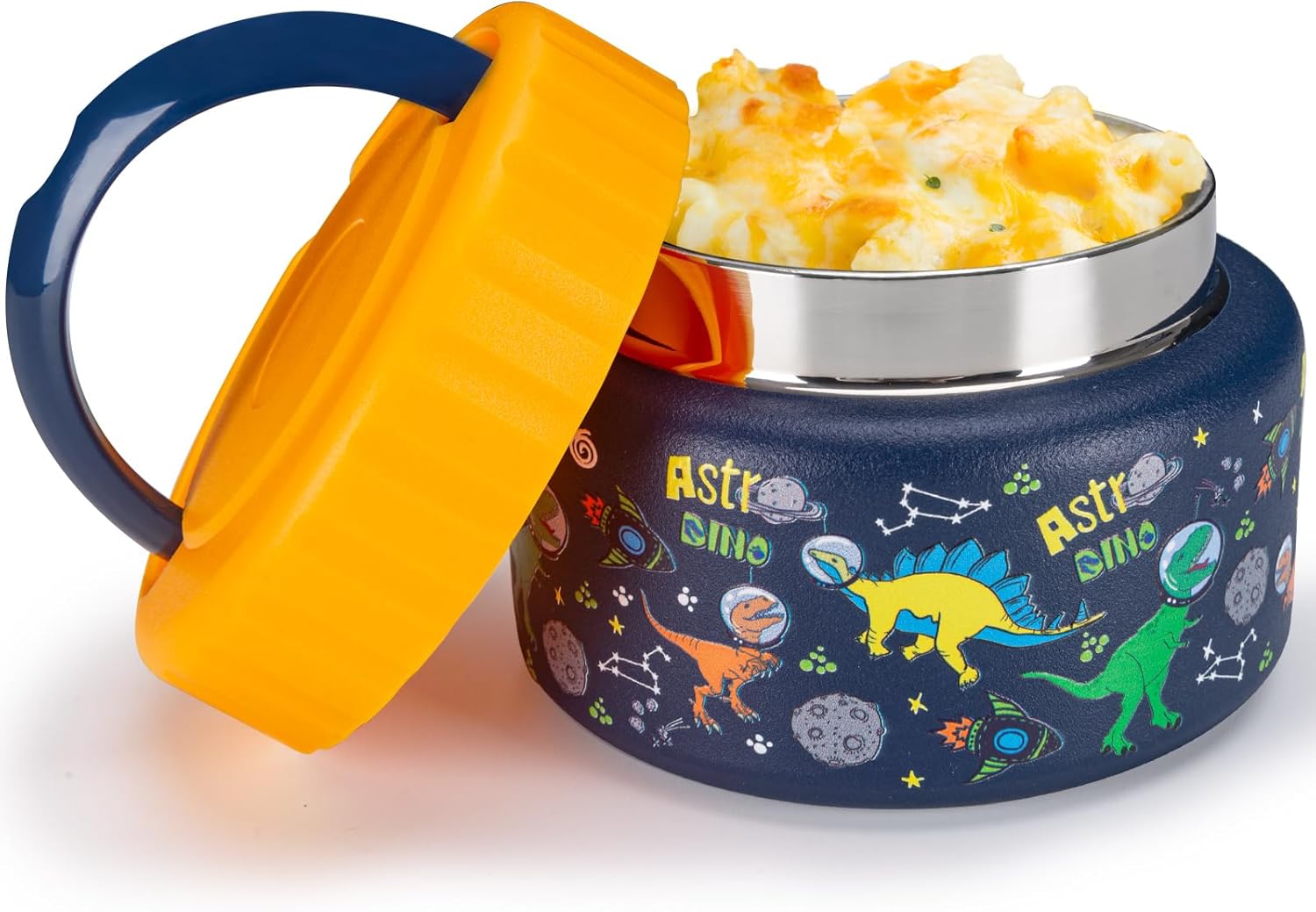 Charcy Termo de 8 onzas para niños de comida caliente, termo de sopa de boca ancha a prueba de fugas, tarro de comida aislado para 4 horas calientes