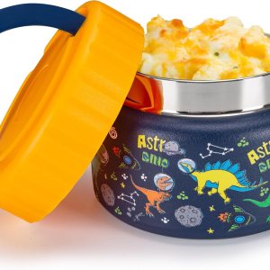 Charcy Termo de 8 onzas para niños de comida caliente, termo de sopa de boca ancha a prueba de fugas, tarro de comida aislado para 4 horas calientes Charcy Termo de 8 onzas para niños de comida caliente, termo de sopa de boca ancha a prueba de fugas, tarro de comida aislado para 4 horas calientes