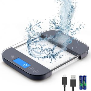 AZC Báscula digital recargable de alimentos gramos y onzas, máximo 33 libras mínima 0.04 oz, panel de vidrio templado anticaída de grado militar, AZC Báscula digital recargable de alimentos gramos y onzas, máximo 33 libras mínima 0.04 oz, panel de vidrio templado anticaída de grado militar,