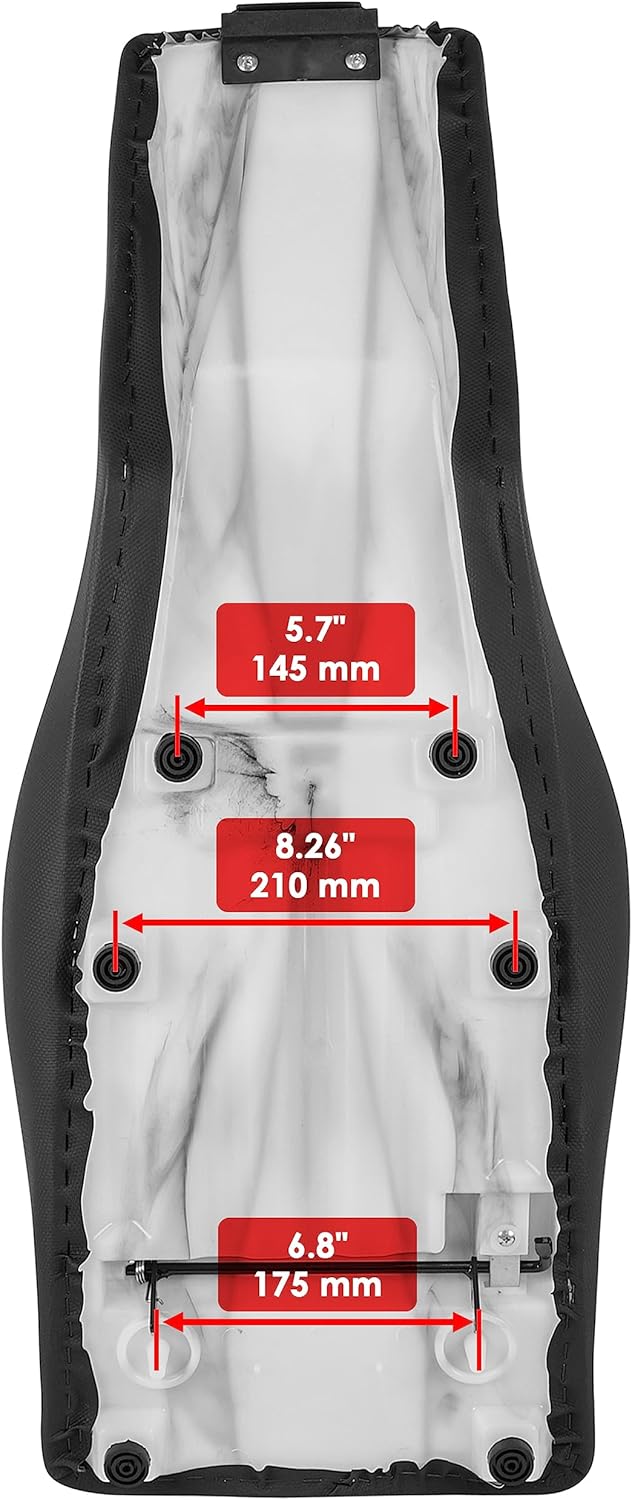 Caltric Conjunto de asiento compatible con Polaris Scrambler 400 4×4 1995 1996 1997 2000 2001 2002  2×4 2000-2001