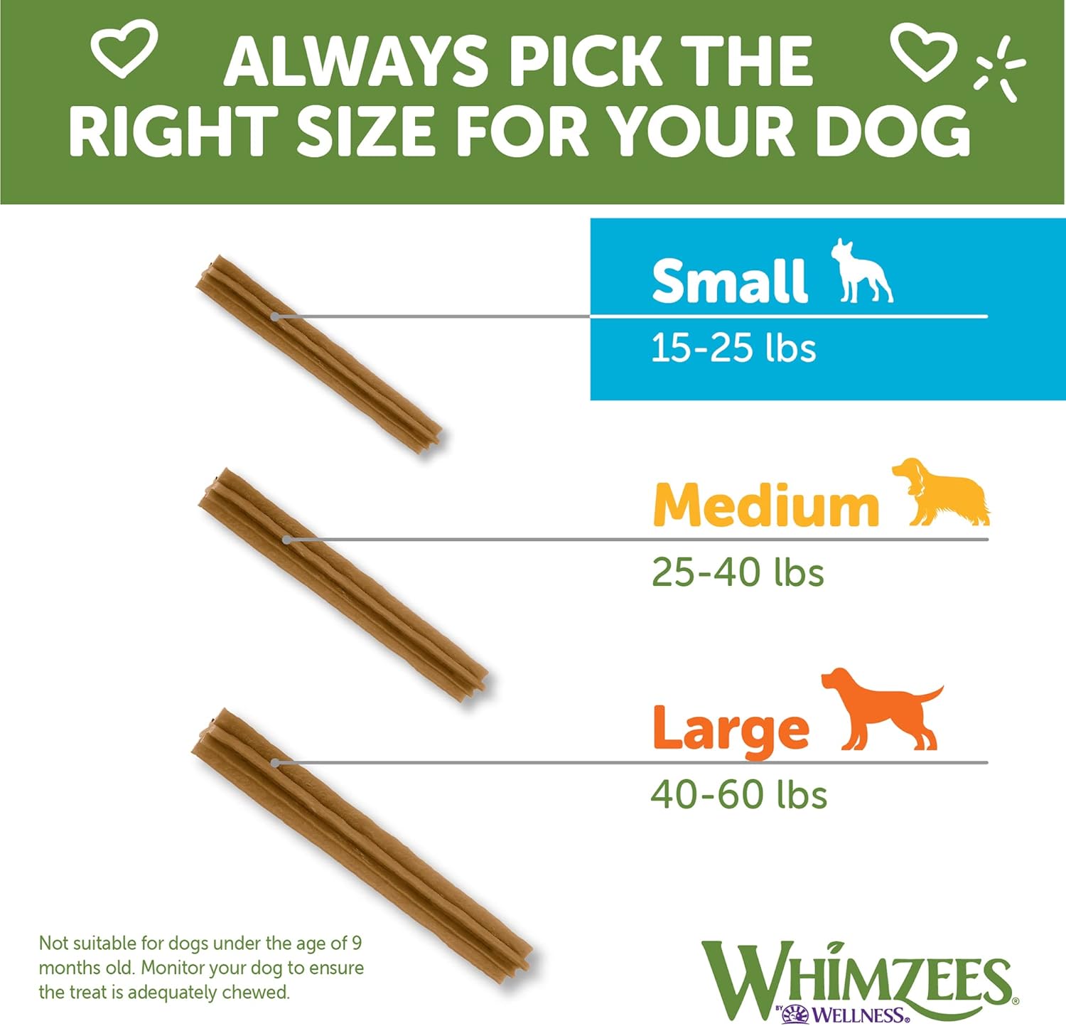WHIMZEES by Wellness Value Box – Masticables dentales naturales para perros, golosinas de larga duración, sin granos, refresca el aliento, raza