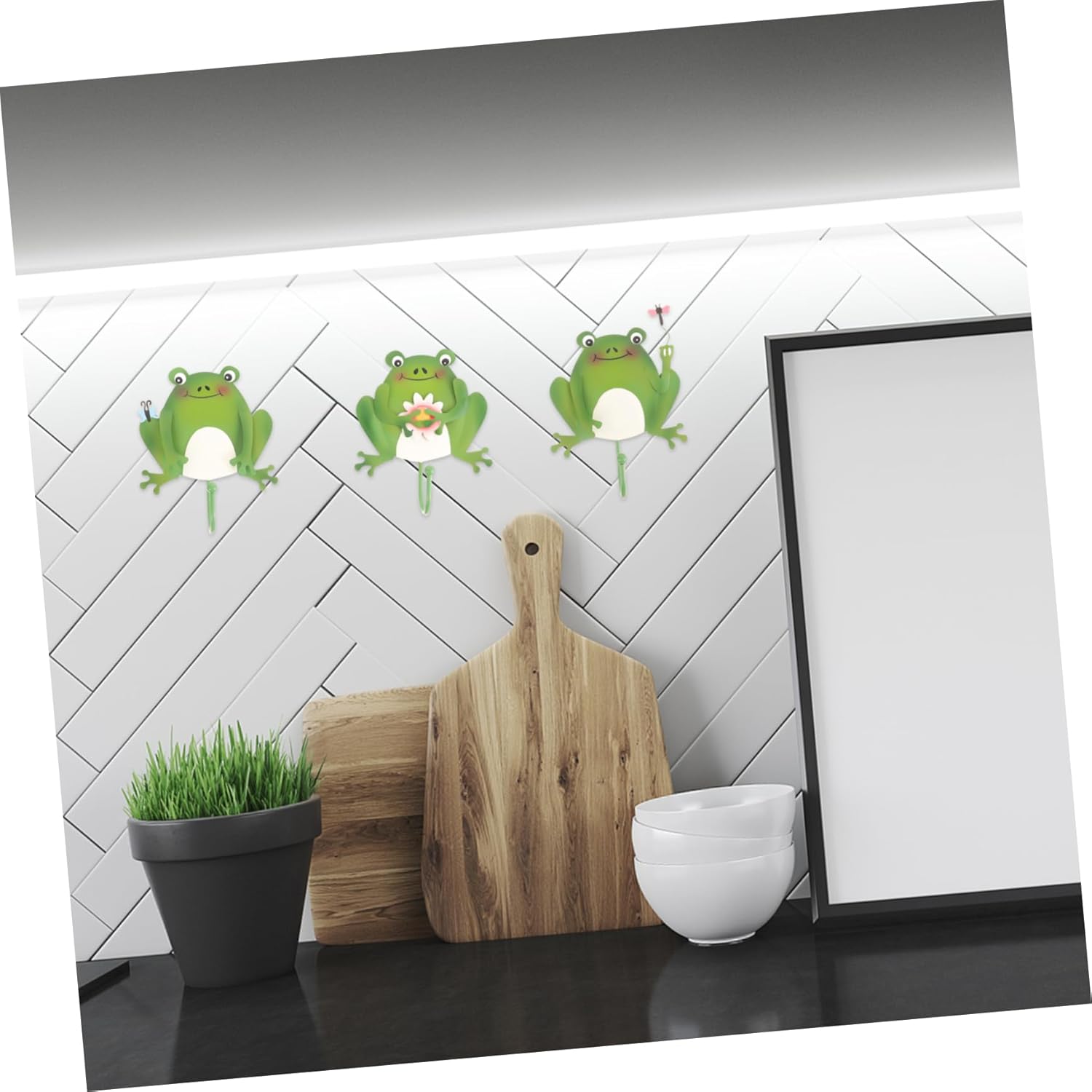 Gancho de rana para decoración de pared, ganchos para colgar en la pared, ganchos para toallas, gancho decorativo para llaves, lindo gancho de