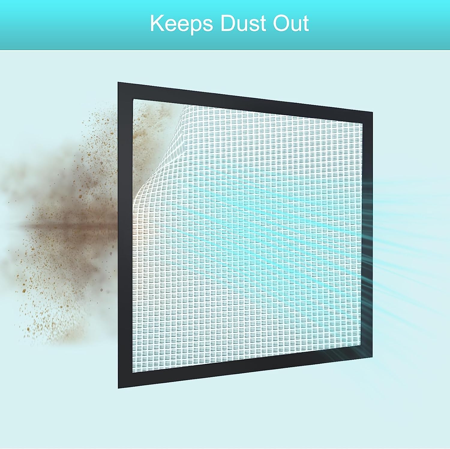 Reemplazo de pantalla para ventana, 48 pulgadas de ancho x 197 pulgadas de largo, pantalla duradera para ventanas y puertas ajustables, rollo de
