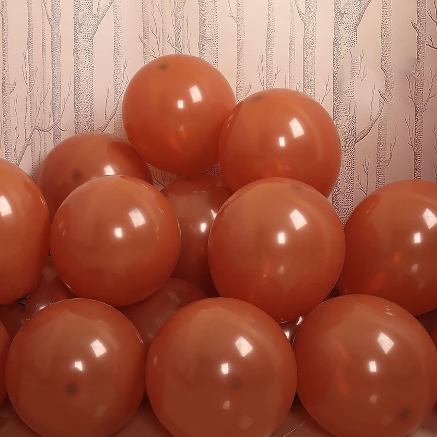 KALOR Globos de látex marrón, paquete de 100 globos de helio de 10 pulgadas a granel para fiestas de cumpleaños, bodas, despedidas de soltera,