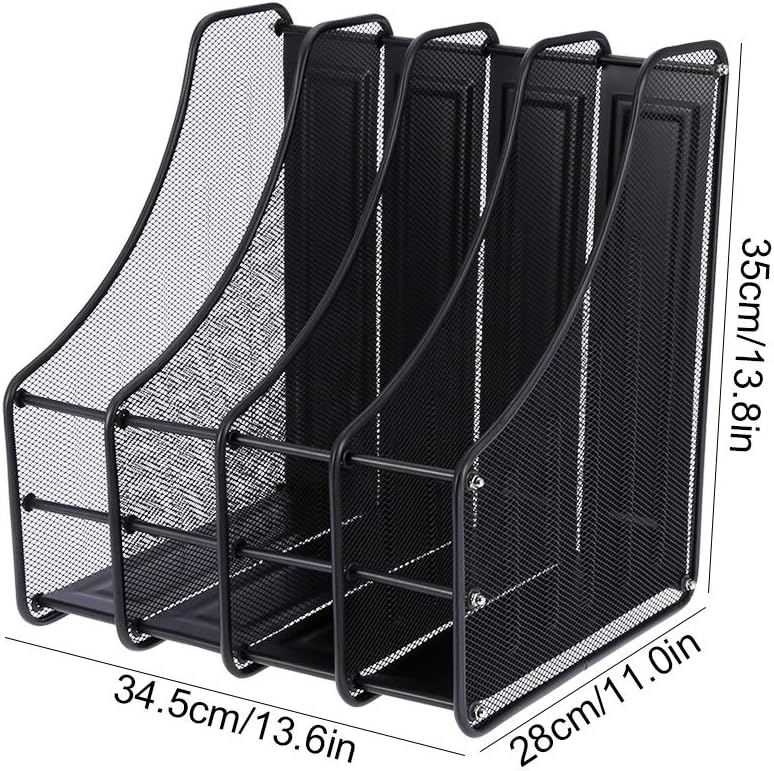 Diyeeni 11.0 x 13.6 x 13.8 in  11.0 x 13.6 x 13.8 pulgadas 4 secciones de gran capacidad con diseño vertical, soporte perfecto para mantener tus