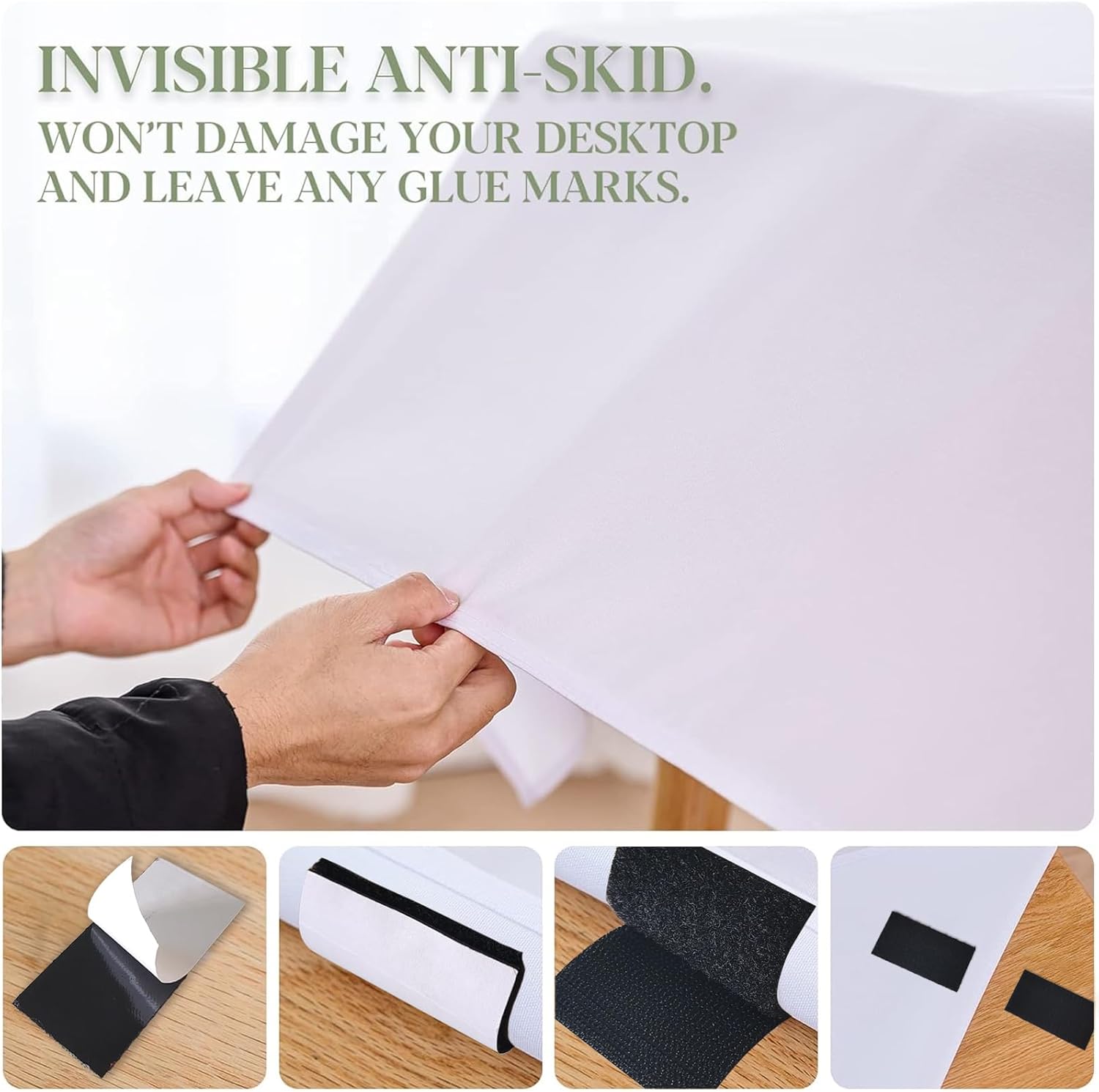 Clips invisibles para manteles, soporte de mantel de picnic, clips de soporte para mantel de mesa, clips de sujeción para mantel de interior, 8