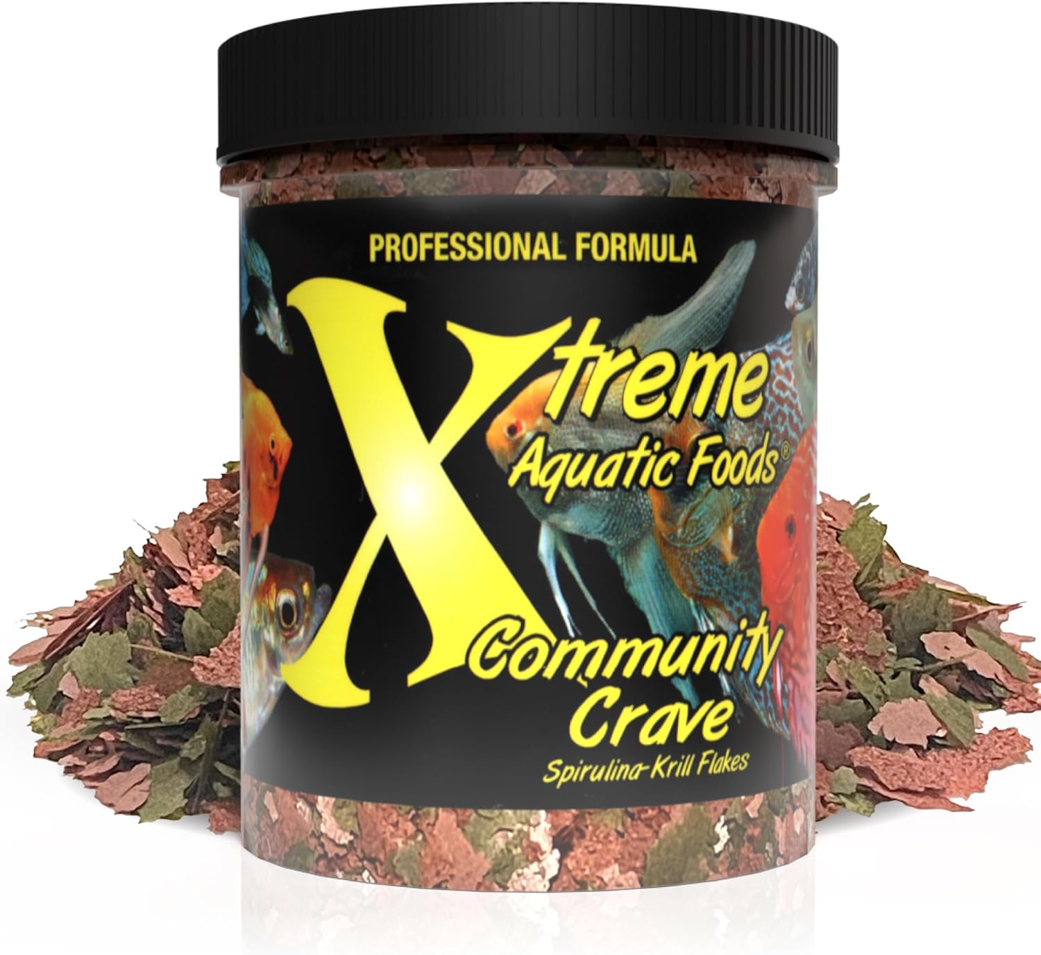 Xtreme Aquatic Community Crave Fish Food – Fórmula profesional nutricionalmente equilibrada – Perfil de aminoácidos equilibrado y sin hormonas –