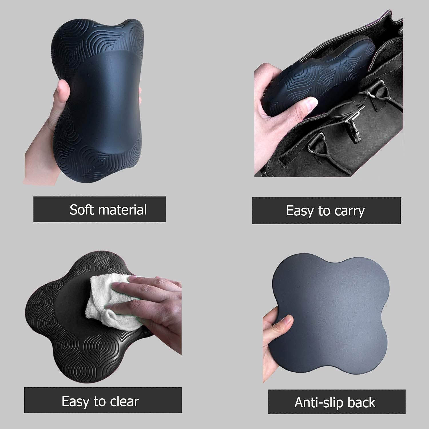 Rodillera de yoga extra gruesa para rodillas, codos, muñeca, manos, cabeza, espuma, yoga, pilates, entrenamiento, almohadilla de rodillas