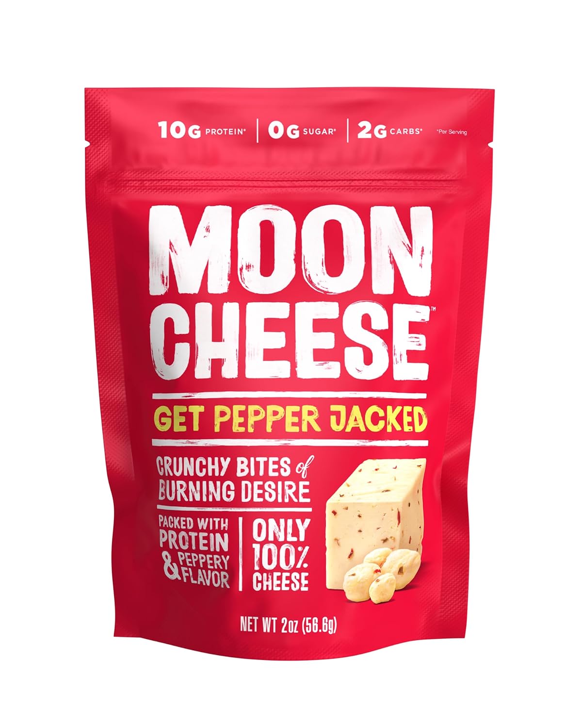 Moon Cheese Paquete variado, 2 onzas, paquete de 9, crujiente y rico en proteínas, aperitivo de queso, apto para dieta cetogénica, 100% queso real