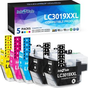 INK E-SALE Cartucho de tinta compatible LC3019 de repuesto para Brother 3019 LC3019XXL (5 colores) para uso con impresora Brother MFC-J6930DW INK E-SALE Cartucho de tinta compatible LC3019 de repuesto para Brother 3019 LC3019XXL (5 colores) para uso con impresora Brother MFC-J6930DW