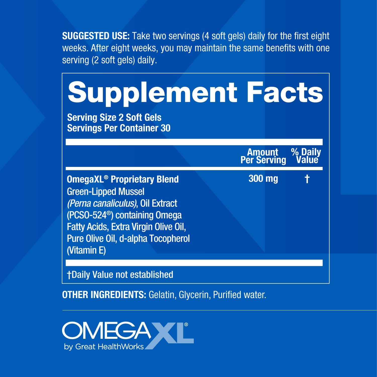 OmegaXL Potente suplemento de apoyo articular y muscular (60 unidades) y suplemento de respuesta inflamatoria saludable TurmericXL (30 unidades)