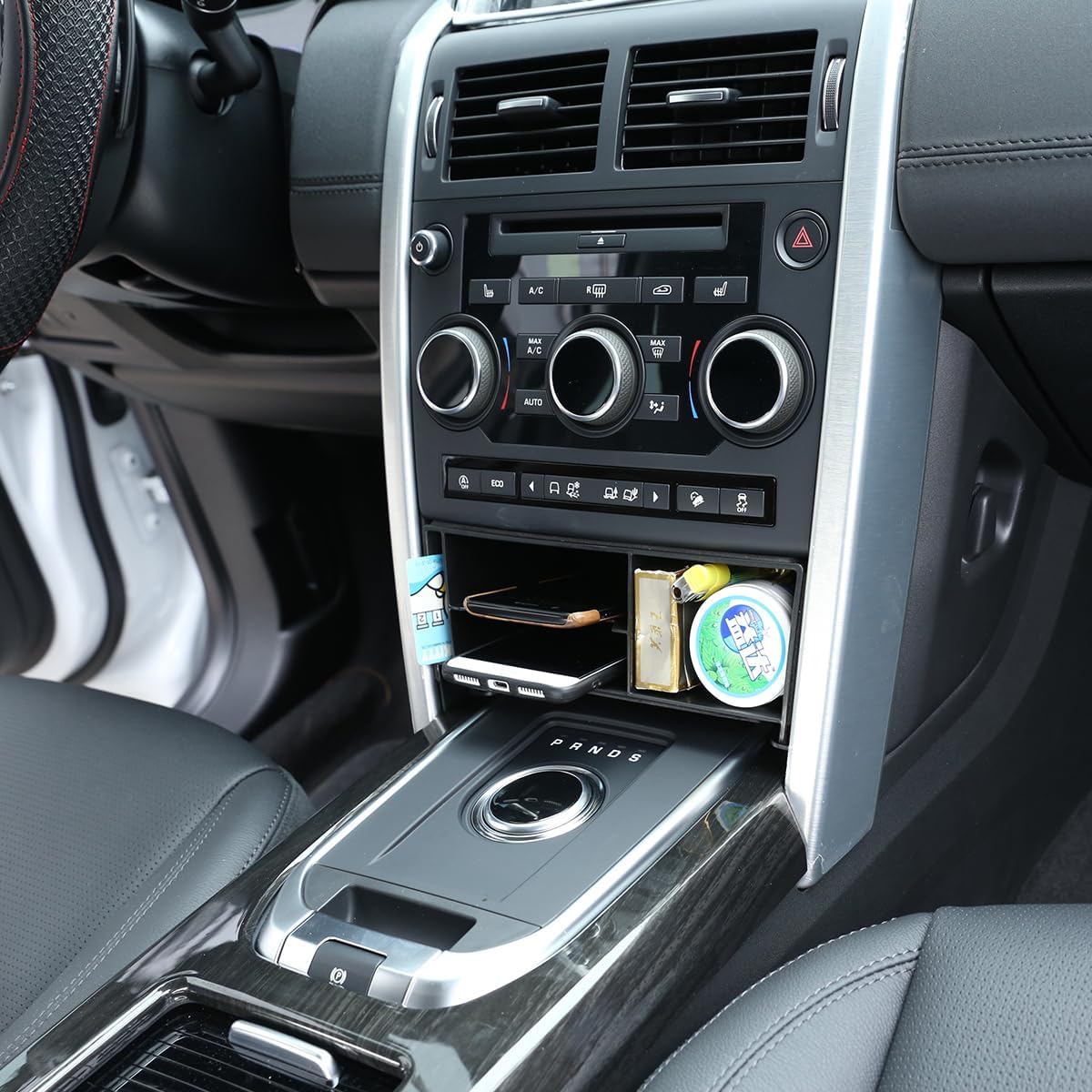 METYOUCAR para Land Rover Discovery Sport 2015 2016 2017 coche estilo consola central de plástico multifunción caja de almacenamiento teléfono