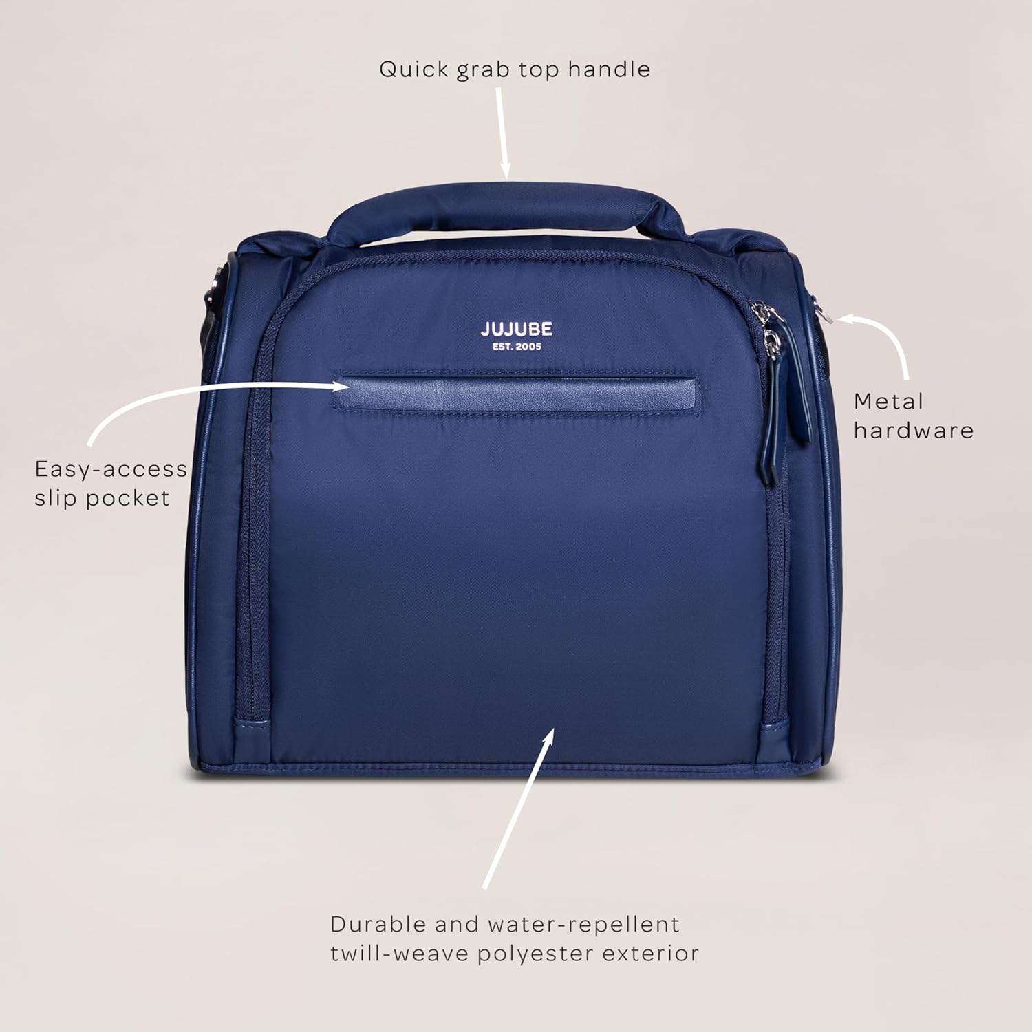 JuJuBe Nueva bolsa aislada – Bolsa enfriadora de botellas para botellas de leche materna, alimentos – Bolsa aislada para leche, fórmula, aperitivos