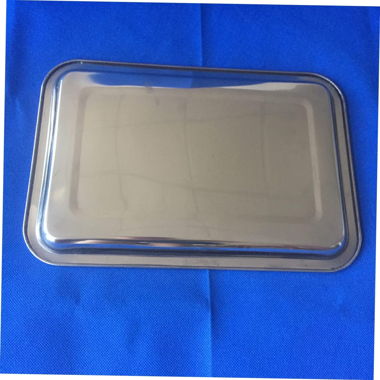 Yardwe Bandeja para servir galletas de acero inoxidable 27c para lavavajillas