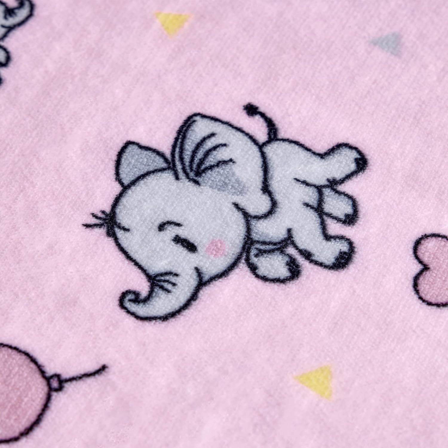 DaysU Manta de franela de felpa Sherpa para niñas y niños, manta portátil reversible de microforro polar suave para cuna con estampado de animales
