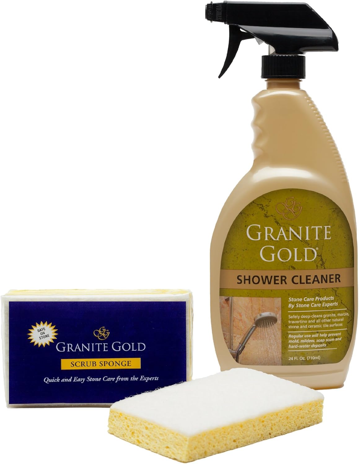 Granite Gold Esponja exfoliante antiarañazos para granito, mármol y otras superficies de piedra natural y cuarzo