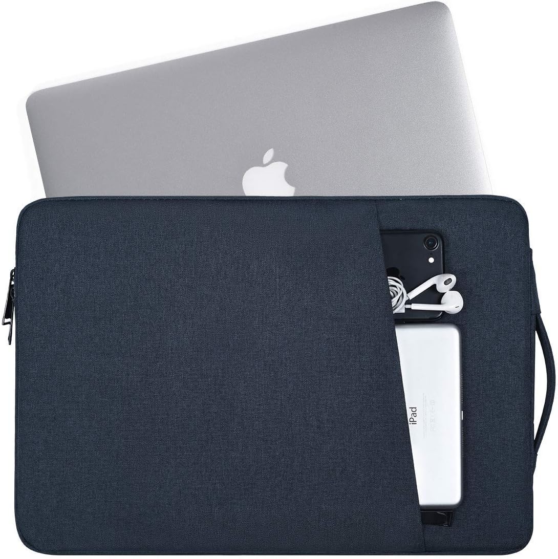 Bolsa para portátil de 15.6 pulgadas con asa para ASUS Vivobook 15, HP ENVY x360 15.6″, Acer Chromebook 15Aspire 5 Slim, Lenovo ideapad 3 15.6, Dell