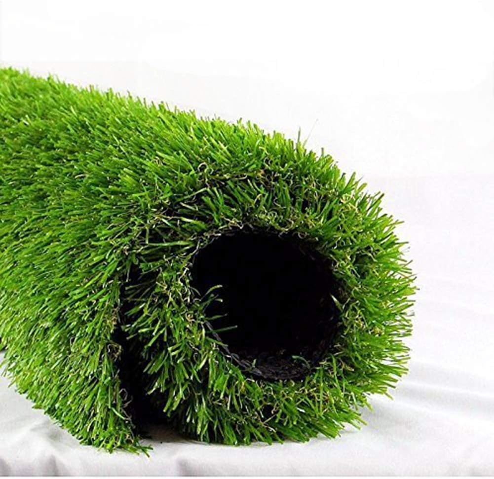 Césped artificial  3 x 3 pies de césped falso realista, tapete grueso sintético para paisaje de jardín, césped para mascotas y decoración de